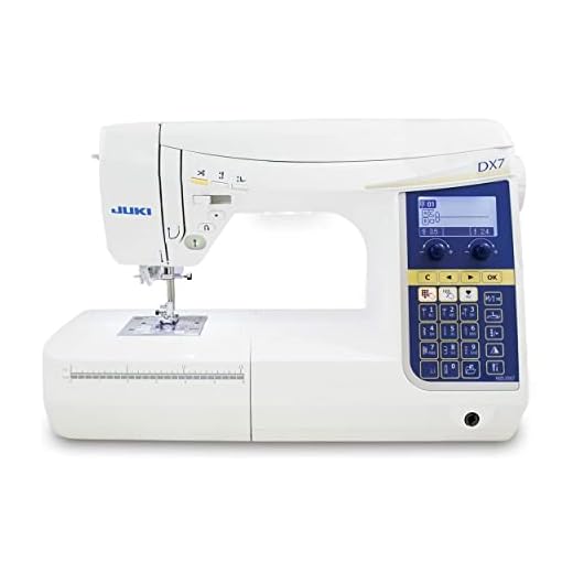 Juki HZL-DX7 Sewing Machine with 287 Stitch Patterns and 4 Fonts