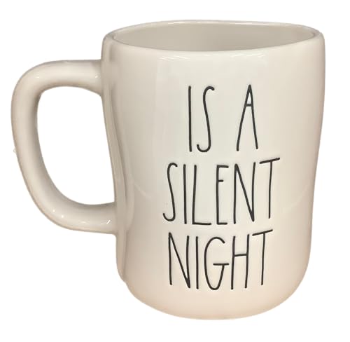 Taza de café Rae Dunn Navidad Winter 16 oz blanca miniatura 2