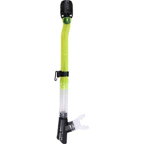 XS Scuba M-Line Snorkel 3D Dry, Crystal Yellow