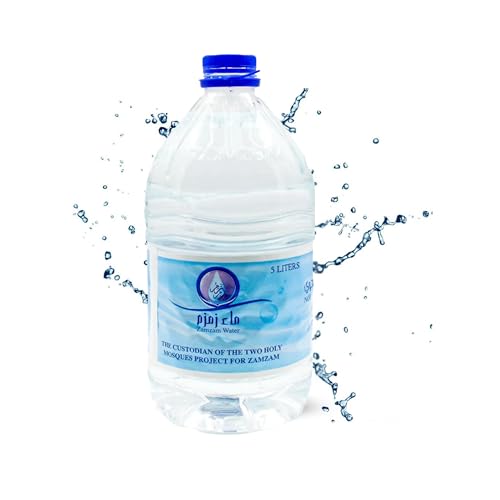 Zam | zam Drinking Water | From Mecca Saudi Arabia | For Ramadan and Umrah | Sacred Well Water - 5 Liters (5000 ml)