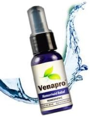 Venapro All Natural Hemorrhoid Treatment: Find Relief from Itching, Pain, and Swelling - Promotes Total Colon Health with Natural Ingredients and Improved New Formula - 3 Months Supply