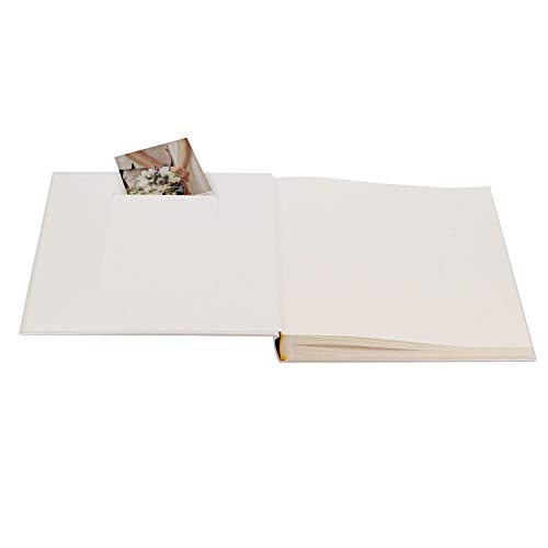 goldbuch 08 388 Hochzeitsalbum Mr. & Mrs, Fotoalbum mit 60 weißen Seiten & Pergamin, Erinnerungsalbum mit Ausstanzung, Album aus veredeltem Papier mit Silberprägung, ca. 30 x 31 x 4 cm