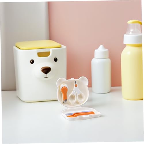 4pcs Baby Grooming Kit: Baby Nail Clippers Set with Case Includes Nail Clippers Scissors Manicure File Tweezers Newborn Manicure Care Kit for Home and Travel Use - Image 6