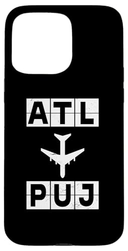 ATL to PUJ ��s�@���[�g �A�g�����^ �v���^�J�i �X�}�z�P�[�X iPhone 15 Pro Max �p