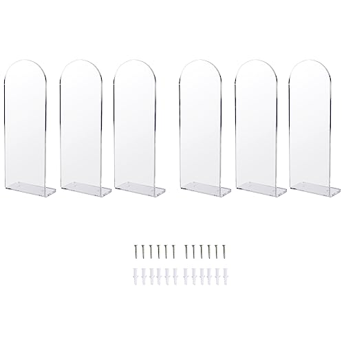 Tagtight Schuhregal zur Wandmontage, Acryl Schuhhalter Schwimmender Schuh Ständer, 6 Pcs Schuhaufbewahrung Display, Sneaker Levitation Organizer, Schuhaufhänger EIN der Wand