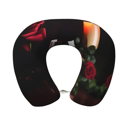 Almohada de viaje espuma viscoelástica tamaño único negro