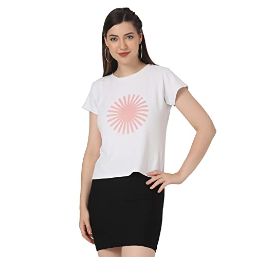 Image of GRECIILOOKS T Shirt for Women | Women T Shirt | T Shirt Women | Casual Loose Fit | Oversized T Shirt for Women | T-Shirt for Women