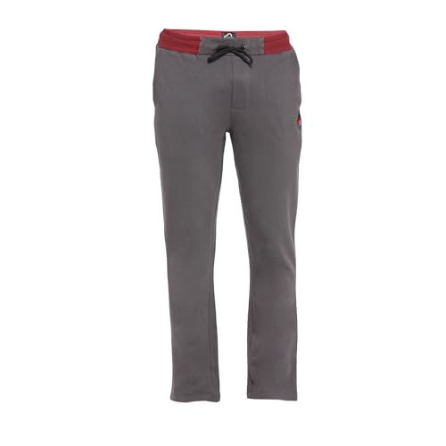 Image of Being Human Grey Regular Fit Track Pants for Men Clothing
