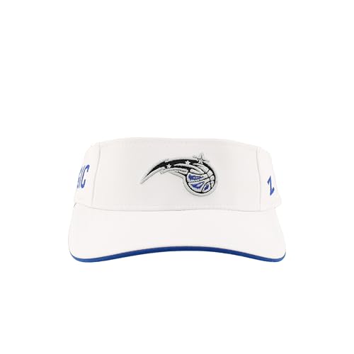 Image of ZHATS NBA Unisex-Adult NBA Officially Licensed Visor Impact White