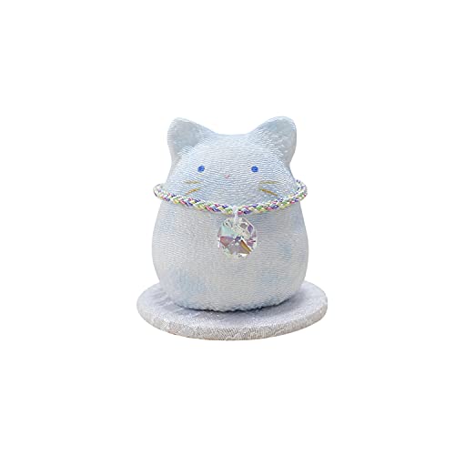 ペット分骨入れ ペット骨壷 おそら メモリアル モニュメント 日本製 ちりめん ペット仏具 ペットロス (ネコちゃん)