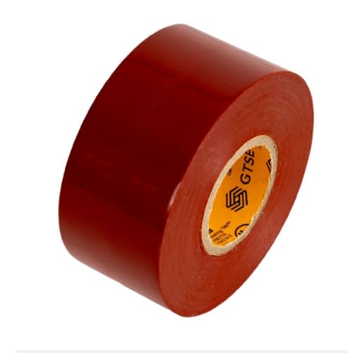 Image of GTSE Wide Brown Electrical Tape, 1 Roll - Waterproof, Industrial Grade Vinyl, 2 in x 66ft- Strong Self-Adhesive PVC Electric Tape for Wire Insulation, 7 Mil, 600V - UL /CSA Listed