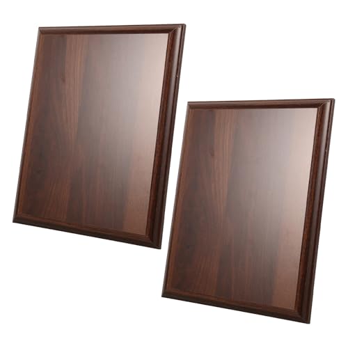 Plaques de récompense SOLUSTRE en bois massif cadeaux personnalisés à graver 25x20 cm