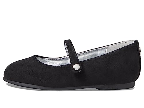 NINA Girl's Fernanda (Toddler/Little Kid/Big Kid) Black Microsuede 3 Little Kid M4