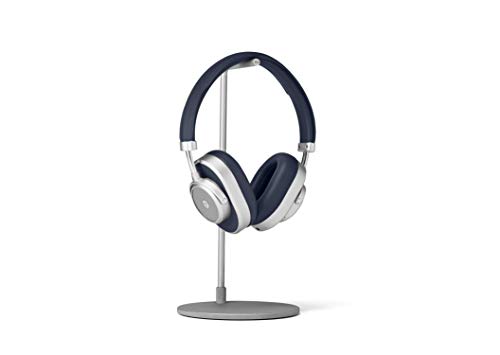 Cuffie over-ear wireless MW65 con tecnologia ANC, cuffie Bluetooth noise cancelling pieghevoli - Argento/Blu marino - Image 6