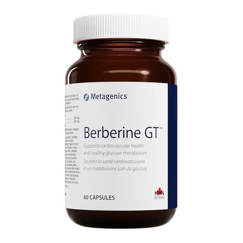 Metagenics - Berberine GT - Berberine Supplement for Cardiovascular and Metabolism Support - 60 Capsules