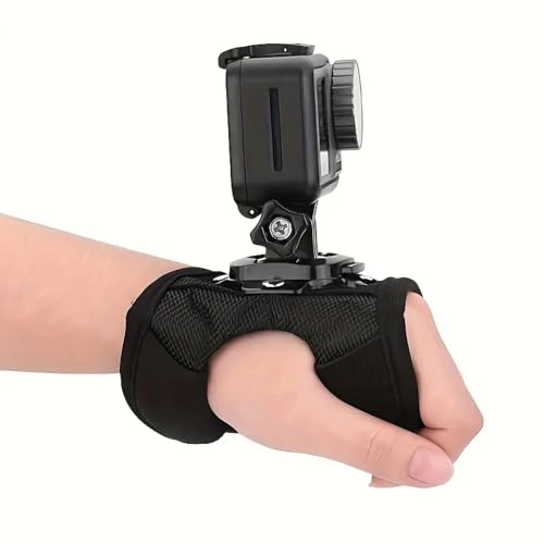 Soporte Cámara Deportiva Mano, Soporte Giratorio de Mano para Cámara Deportiva, Apto para VLOG, Compatible con GoPro Hero 13/12/11/10/9/8/7/6/5, dji Osmo Action 3, Insta 360 One.
