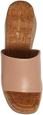 Madden Girl Women's Zaharra Wedge Sandal, Nude Paris, 9 | Image 4
