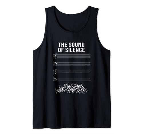 Hoja musical sin notas – The Sound of Silence Camiseta sin Mangas