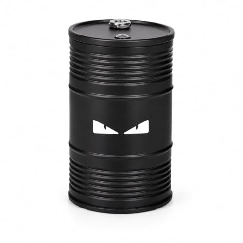 Image of Car Ashtray with Lid Smell Proof Ash Tray, Portable ashtray for car cup holder (Black, Angry Eyes)