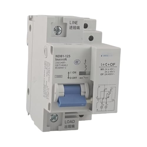 Disjoncteur B1-125C coupure 63A 2P contre les surcharges
