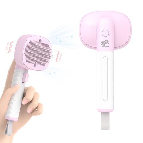 Quirk-Cat-Brush-with-Release-Button-Massager-Negative-Ion-Pet-Grooming-Cat-Brush-Dog-Brush-Pet-Hair-Removal-Tool-Dogs-brush-cat-brushes-for-indoor-cats