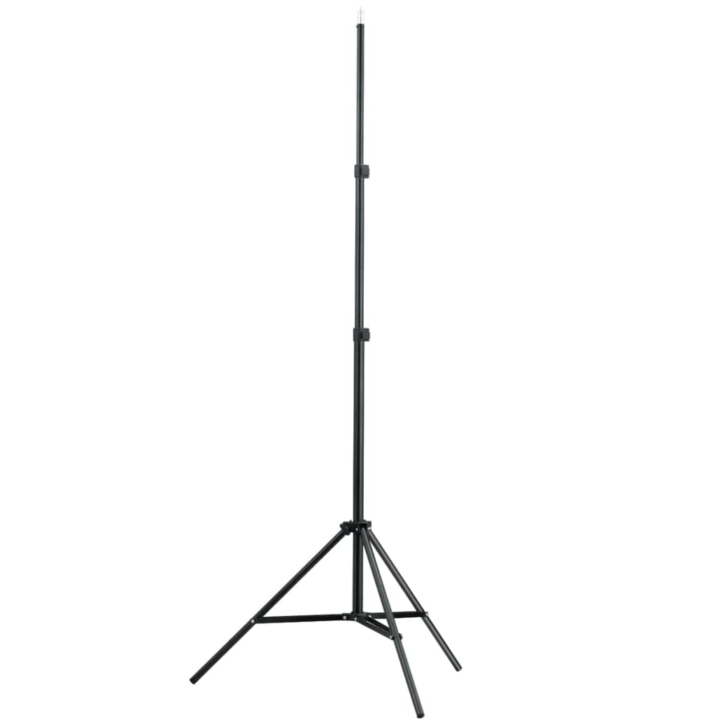 Sistema di sfondo fotografico 500 x 300 cm con tessuto di sfondo verde, sistema di sfondo regolabile in alluminio per Chroma-Key, fotografia in studio, ritratti e produzione video