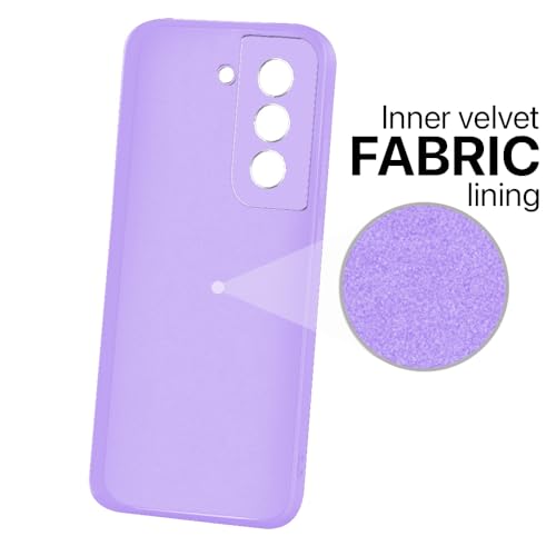 Image of amazon basics Mobile Cover for Samsung Galaxy S21 FE 5G | Full Camera Protection | Premium Liquid Silicon Case | Flexible Bumper Case for Samsung Galaxy S21 FE 5G (Purple)