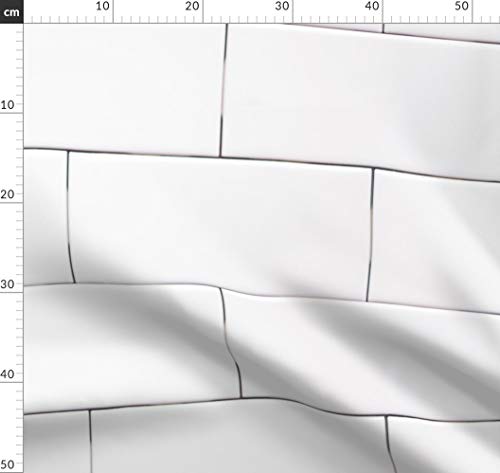 U Bahn Fliese, Fliese, Küche, Badezimmer, Industriell Stoffe - Individuell Bedruckt von Spoonflower - Design von Littlerhodydesign Gedruckt auf Bio