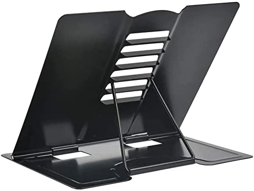 Support De Lecture Métal Réglable - Porte-Livre Cuisine Et Bureau Pliable Pour Recettes, IPad Et Livres