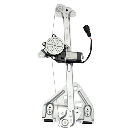 Image of TRQ Rear Left Power Window Regulator & Motor Assembly Drivers Side | For 2003-2007 Cadillac CTS GM1550120