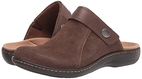 Clarks Womens Laurieann Strap Clog, Taupe, 6.5 Narrow Us #TOP6