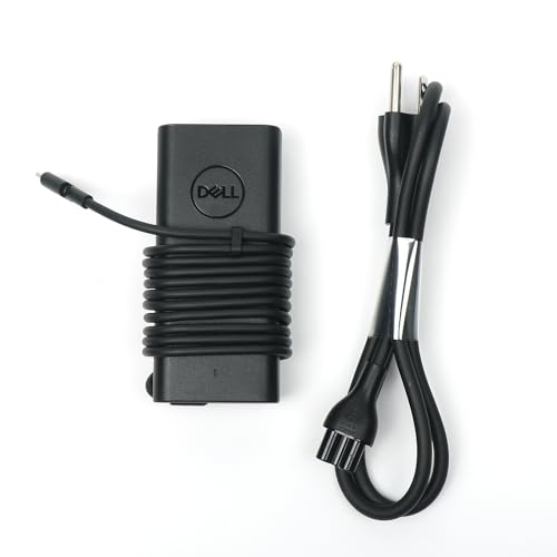 Dell 65W USB-C Laptop Charger,Latitude 5400 5410 5420 5430 5440 5450 Power AC Adapter with Power Cord Cable, Black, HA65NM190
