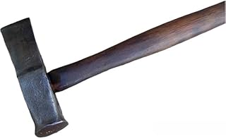 MEDIEVAL HANDICRAFTS STORE Vintage Straight Peen Blacksmith Hammer -3LB Forging or Cold Chisel for Workshop & Industrial Use