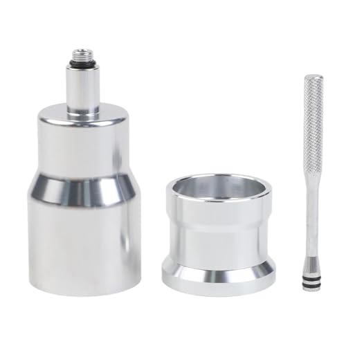LatoYard Kit de purga de freno de disco hidráulico para bicicleta, herramienta de embudo de aceite de aleación de aluminio con tope para Shimano MTB y modelos de carretera M315 M505 R7020 R9120