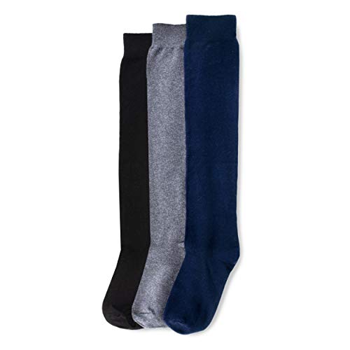 Hue Women's Flat Knit Knee High Sock, New Graphite Heather, One Size Us #TOP1