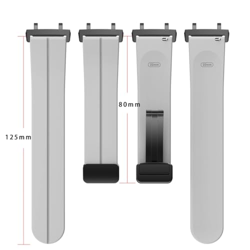 Image of YODI Strap Band Compatible with Amazfit T-Rex 2 Smartwatch Only Soft Silicone | Nylon | Chain | Leather Watch Straps with Installation Adjuster Tool For Amazfit TRex 2