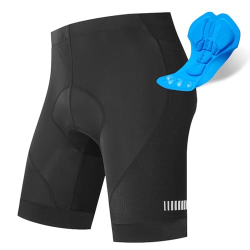 Shorts de ciclismo para hombre con almohadilla y transpirables miniatura 4