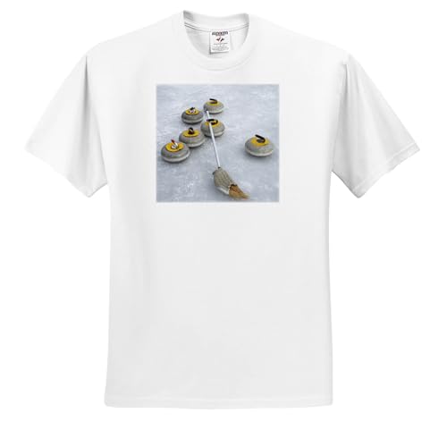 3dRose, Curling Stones, Idaburn Dam, South Island, New Zealand-AU02 DWA4682 - David Wall, T-Shirt
