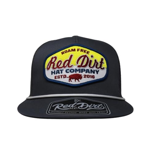 Image of Red Dirt Hat Company Buffalo Patch Adjustable Snapback Hat
