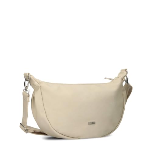 Zwei Mademoiselle.M M70 Half-Moon Bag sac bandoulière femme nubuck lin