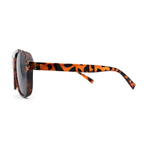 SA106 Unique Top Bridge Oversize Rectangle Racer Plastic Sunglasses3