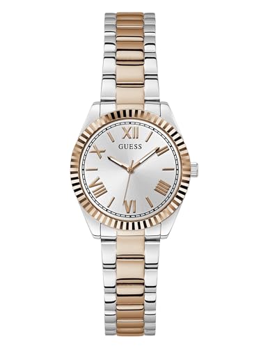 Montre femme GUESS GW0687L3 montre acier or rose cadran strass tendance