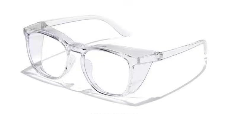 Yier Mei Anti-Fog Goggles, Blue Light Blocking Glasses for Men and Women, Black (transparent color)