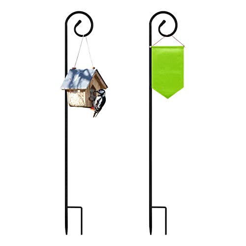 FEED GARDEN Schäferhaken 81cm - Verstellbarer Gartenhaken Für Pflanzen & Dekoration