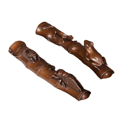 Presse-papiers style chinois traditionnel en lot de 2 animaux magideal pour bureau