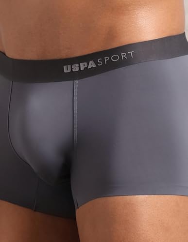 Image of U.S. Polo ASSN. Men's Nylon Micro Fibre Seamless Ultra-Light Underwear Trunks