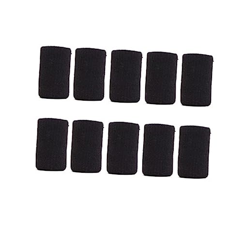 HOODANCOS 10Pieces Elastic Finger Sleeves Sports Thumb Braces for Relief Calluses Comfortable Breathable Protector for Basketball Baseball Gym and Daily Use
