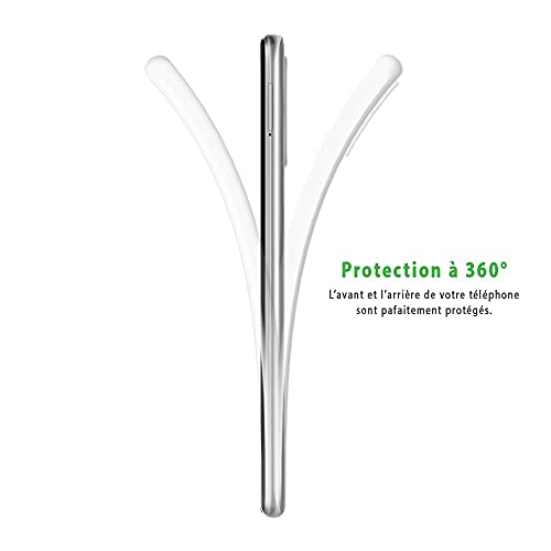 Carcasa Xiaomi Redmi 9T 360 integral Evetane transparente con diseño de moda 4