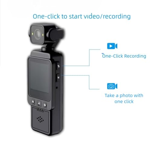 Caméra vidéo portable HD 1080p stabilisée avec lumière LED et WiFi intégré - 6