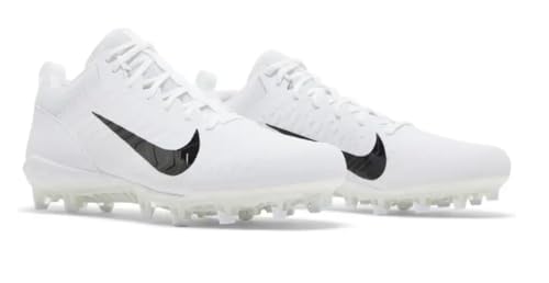 Image of Nike Men's Alpha Menace Pro 2 D Football Cleats - Black /White,7M US
